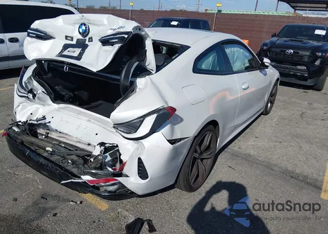 2022 BMW 430I z USA, uszkodzony, nr VIN WBA53AP05NCJ22820